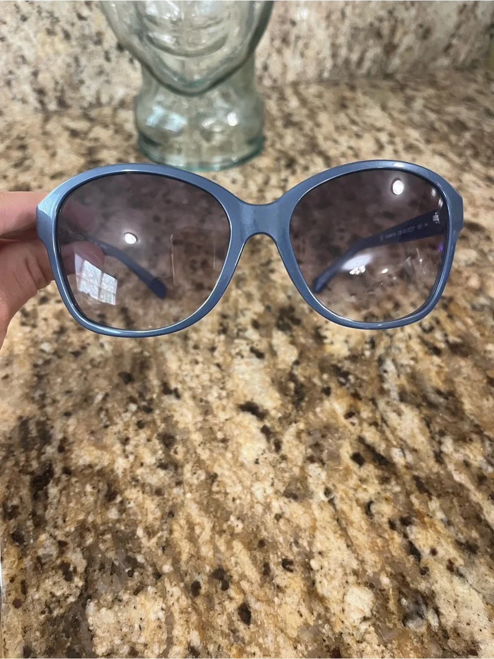Juicy Couture Navy Blue Oversized Women's Sunglasses